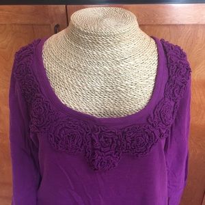 Loft Long sleeve fancy pullover